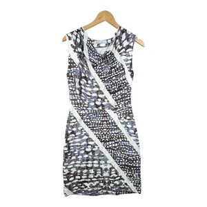 LUCIDEZ by MARCIA AZZI Cowl Drapped Ruched Dress Size Small‎